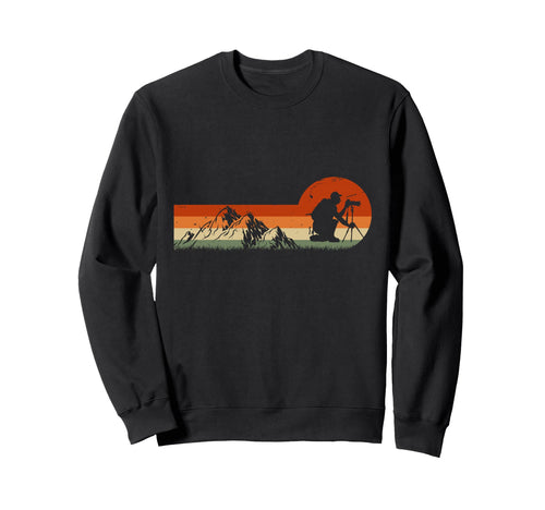 Photographer Camera Sweatshirt - Aesthetic Graphic Men Women - T-Shirt, Sweatshirt, Hoodie