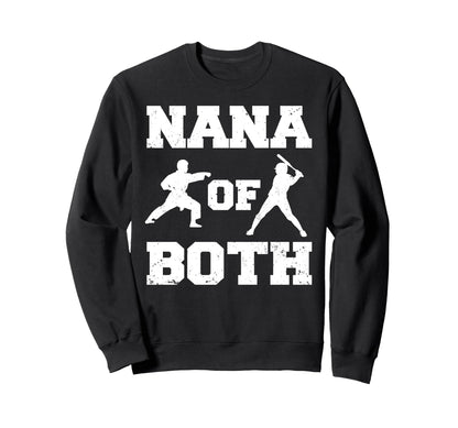 Nana Both Funny Baseball And Sweatshirt - Aesthetic Graphic for Adults - T-Shirt, Sweatshirt, Hoodie