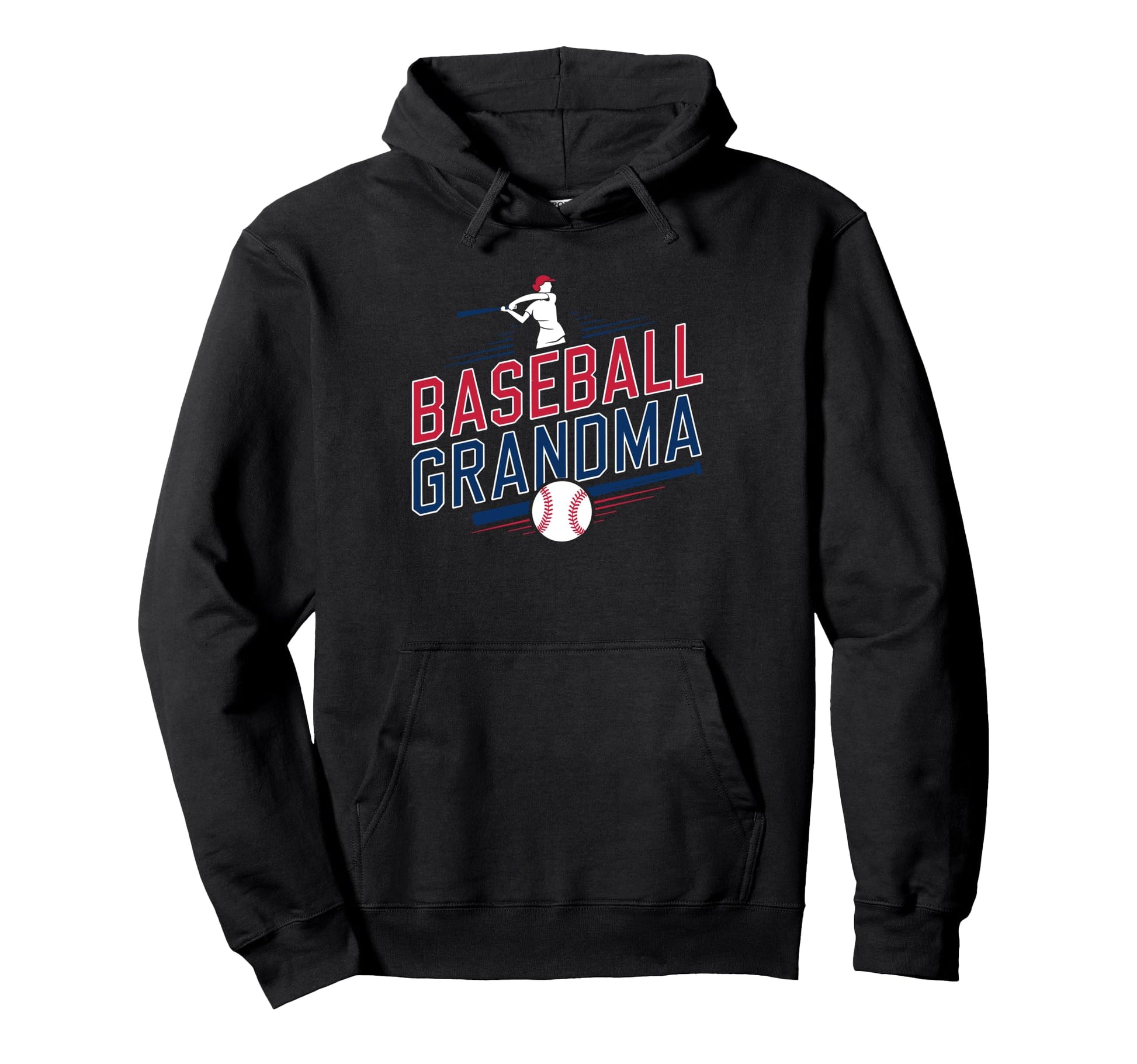 Baseball Grandma Hoodie - Trendy Graphic Unisex - T-Shirt, Sweatshirt, Hoodie