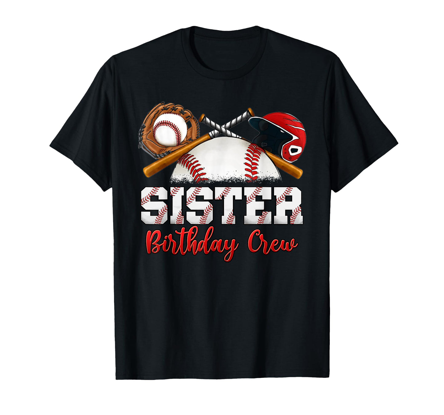 Baseball Birthday Party Sports T-Shirt - Casual Everyday Wear Men Women - T-Shirt, Sweatshirt, Hoodie