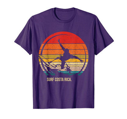 Surf Costa Rica Surfer Surfing T-Shirt - Casual Everyday Wear Unisex - T-Shirt, Sweatshirt, Hoodie
