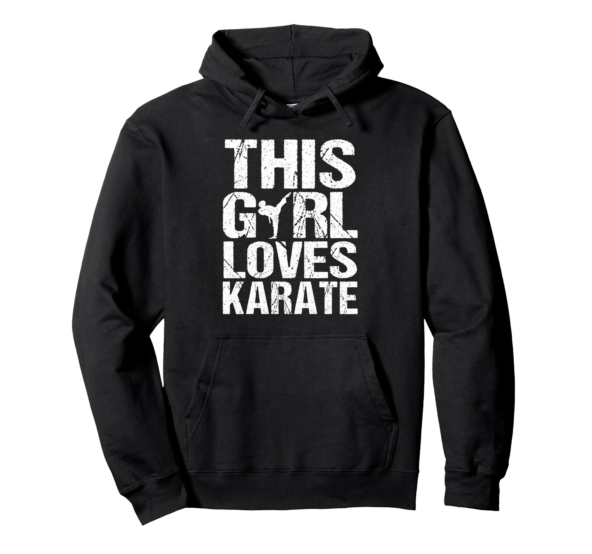 This Loves Karate Game Day Female Hoodie - Fun Novelty Design Unisex - T-Shirt, Sweatshirt, Hoodie