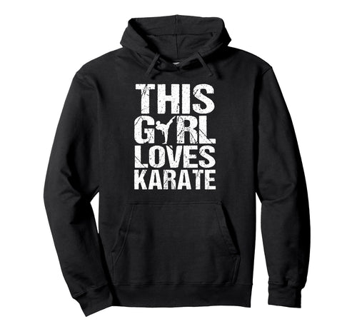 This Loves Karate Game Day Female Hoodie - Fun Novelty Design Unisex - T-Shirt, Sweatshirt, Hoodie