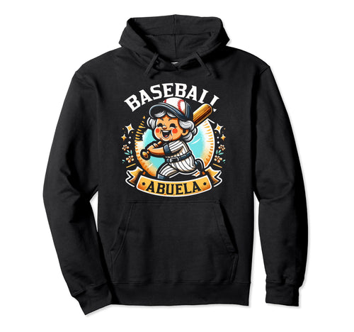 Baseball Grandma Grandmother Hoodie - Casual Everyday Wear for Adults - T-Shirt, Sweatshirt, Hoodie