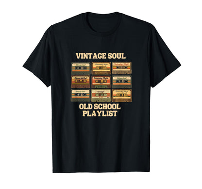 Soul Cassette Tape 80S 90S Old School T-Shirt - Trendy Graphic for Adults - T-Shirt, Sweatshirt, Hoodie