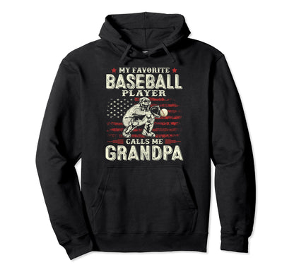 Fathers Day Favorite Baseball Player Hoodie - Minimalist Print for Adults - T-Shirt, Sweatshirt, Hoodie