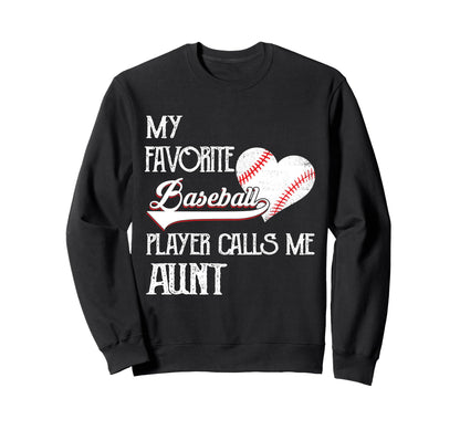 Heart Love Favorite Baseball Player Sweatshirt - Graphic Print for Adults - T-Shirt, Sweatshirt, Hoodie