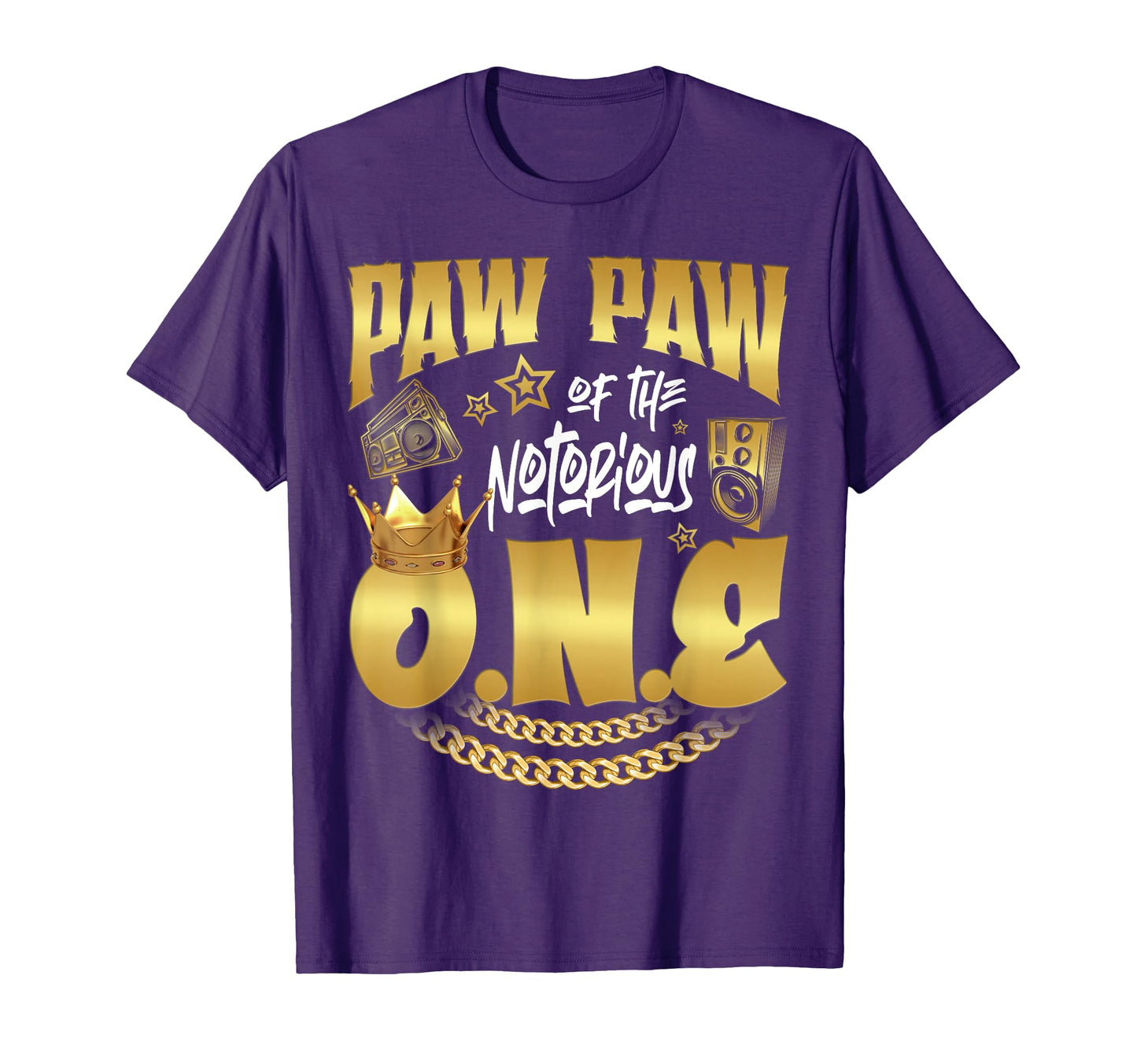 Paw Paw Notorious One Old School T-Shirt - Aesthetic Graphic for Adults - T-Shirt, Sweatshirt, Hoodie