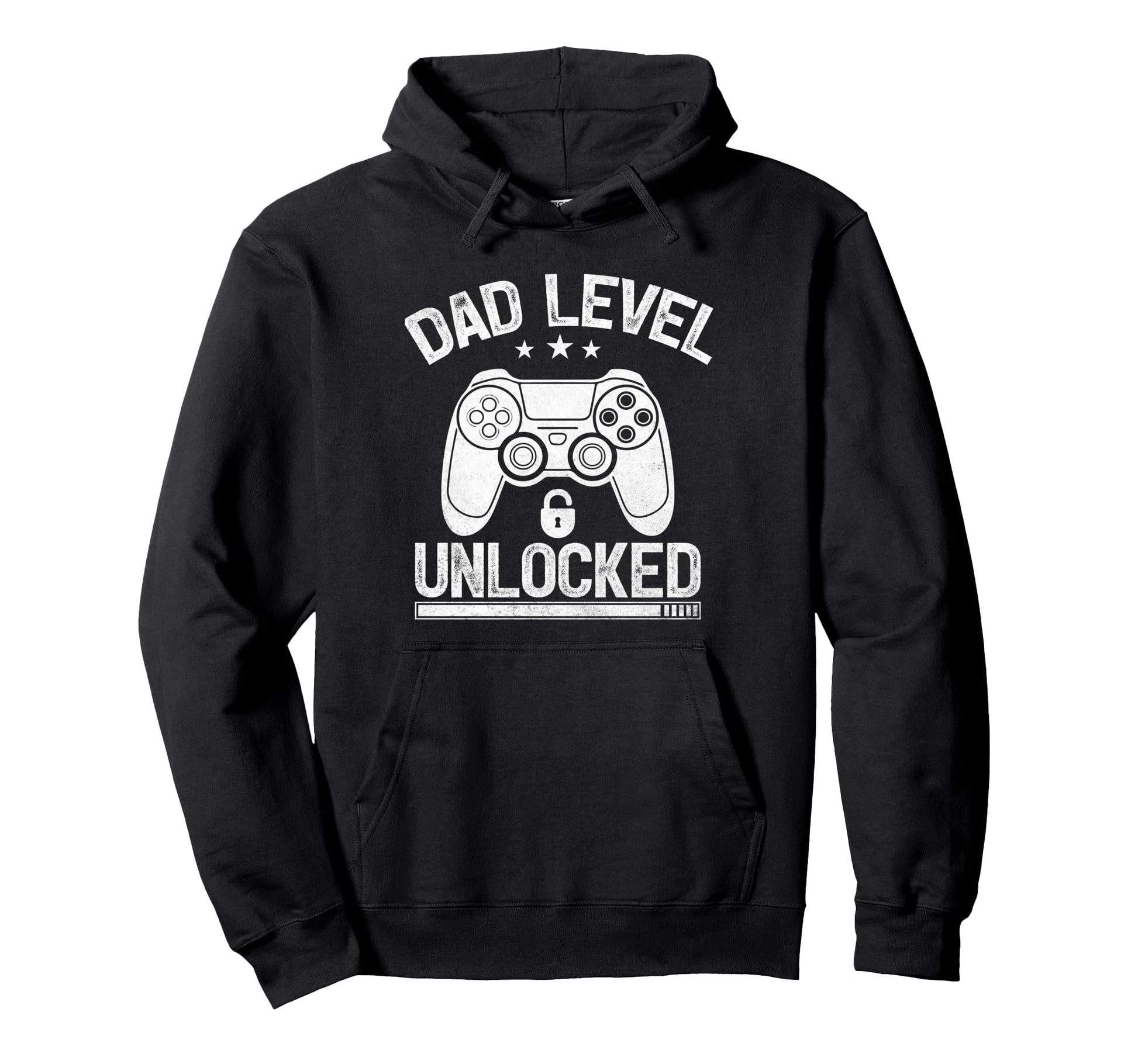Dad Level Unlocked Funny Video Gamer Dad Hoodie - Streetwear Style Unisex - T-Shirt, Sweatshirt, Hoodie