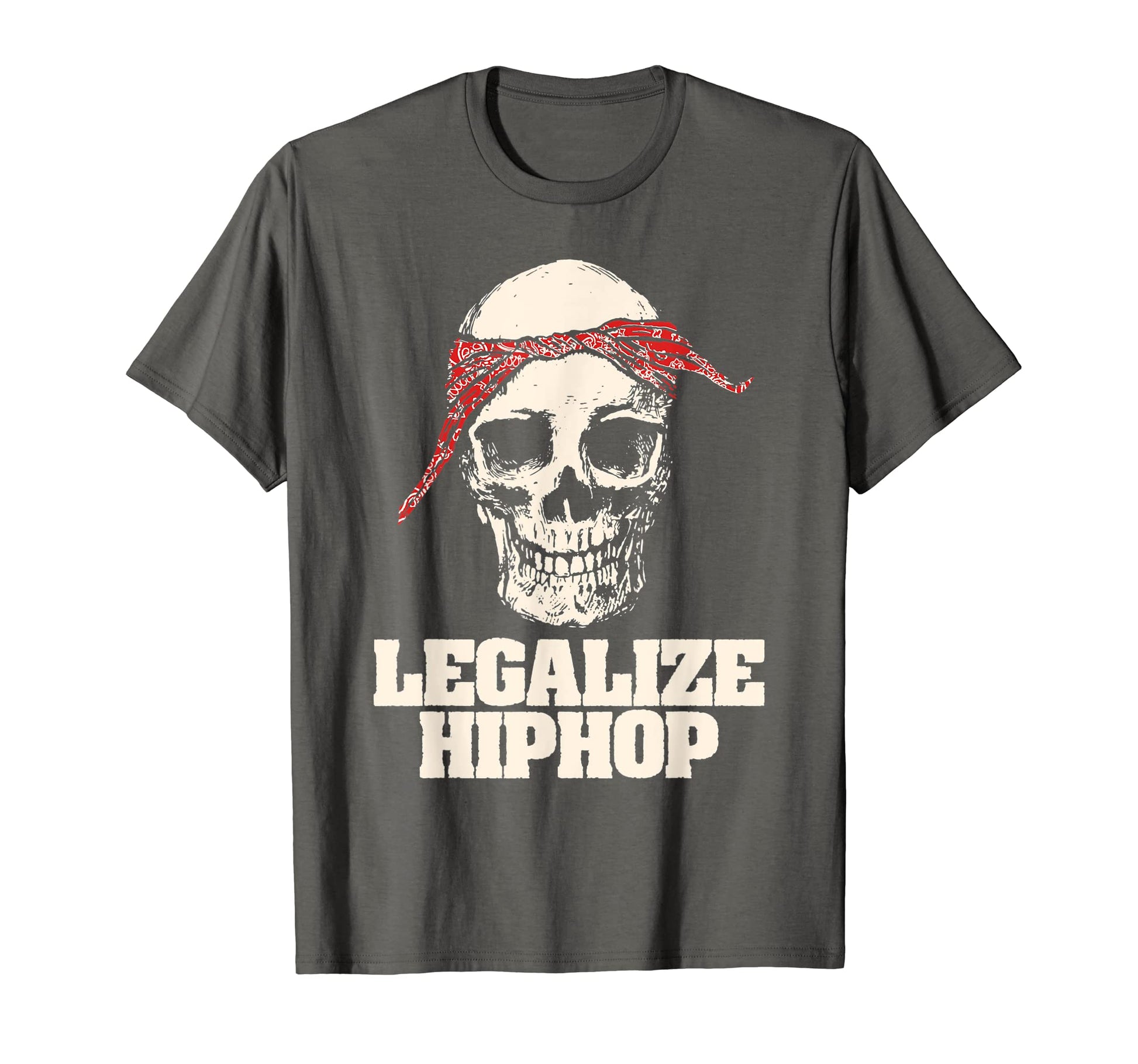 Legalize Hiphop Skull Do Rag Bandana T-Shirt - Custom Art Print Men Women - T-Shirt, Sweatshirt, Hoodie
