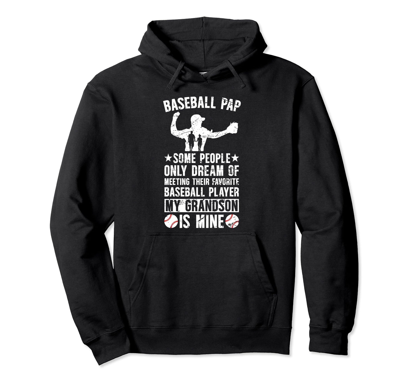 Favorite Baseball Player Pap Baseball Pap Hoodie - Unique Graphic Unisex - T-Shirt, Sweatshirt, Hoodie