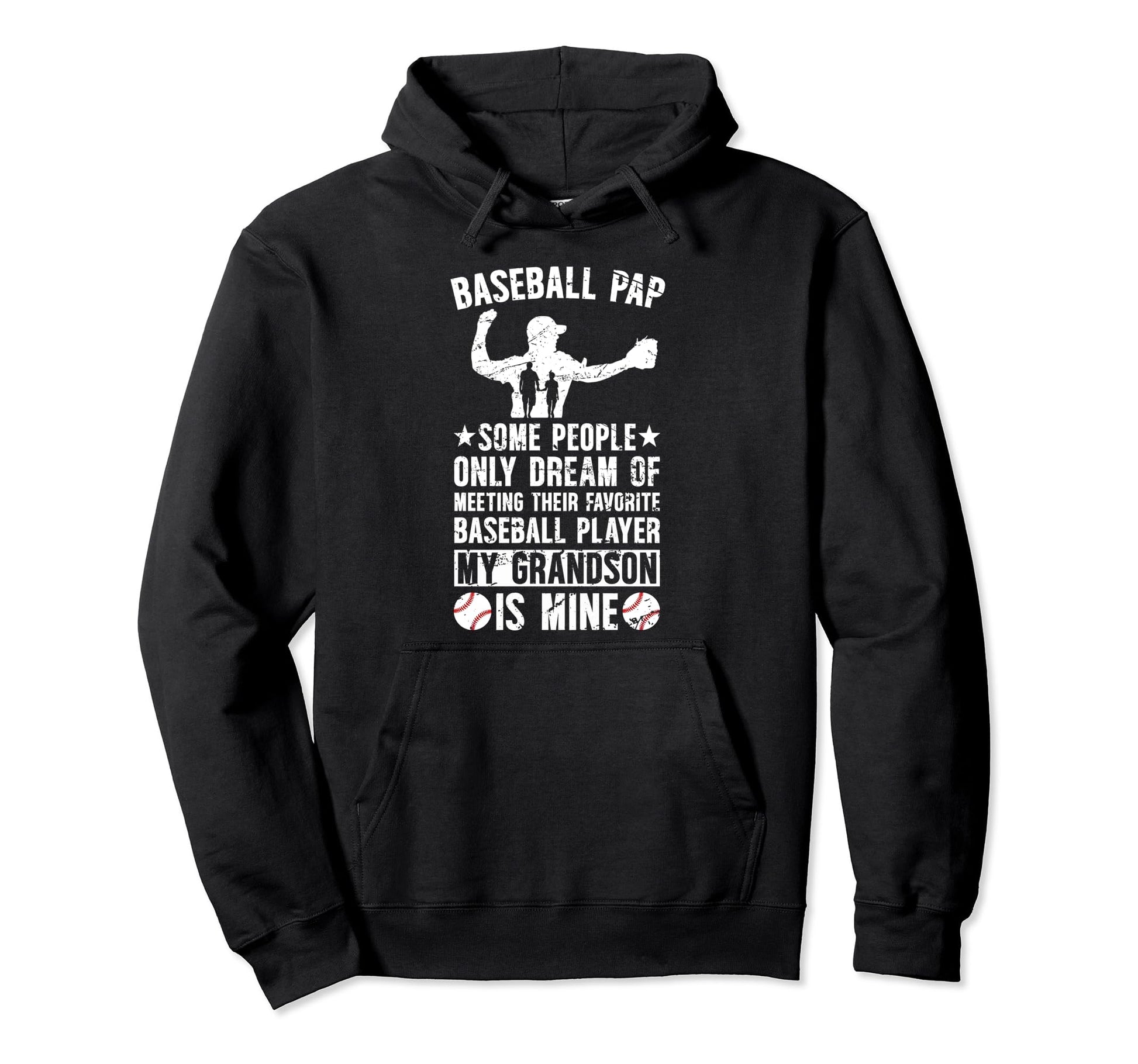 Favorite Baseball Player Pap Baseball Pap Hoodie - Unique Graphic Unisex - T-Shirt, Sweatshirt, Hoodie