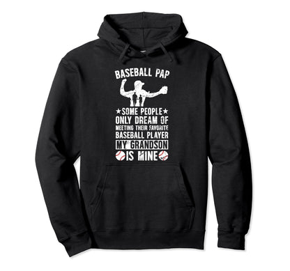 Favorite Baseball Player Pap Baseball Pap Hoodie - Unique Graphic Unisex - T-Shirt, Sweatshirt, Hoodie