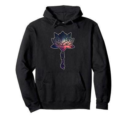 Lotus Flower Yoga Breathe Hoodie - Fun Novelty Design for Adults - T-Shirt, Sweatshirt, Hoodie