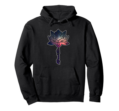 Lotus Flower Yoga Breathe Hoodie - Fun Novelty Design for Adults - T-Shirt, Sweatshirt, Hoodie