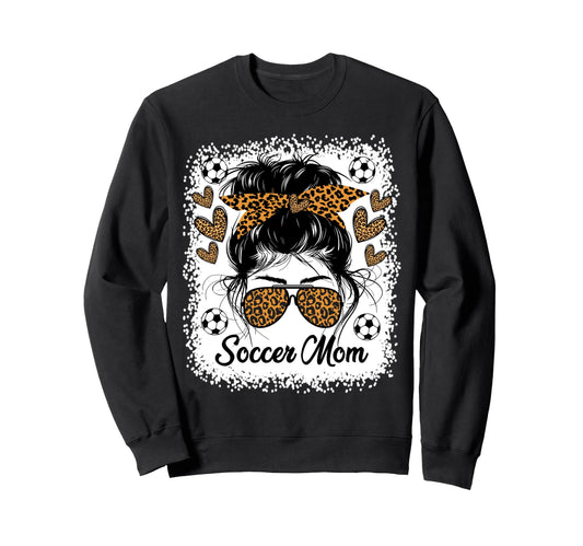 Soccer Mom Soccer Player Stylish Sweatshirt - Unique Graphic for Adults - T-Shirt, Sweatshirt, Hoodie