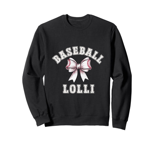 Coquette Baseball Lolli Bow Game Day Sweatshirt - Aesthetic Graphic Unisex - T-Shirt, Sweatshirt, Hoodie
