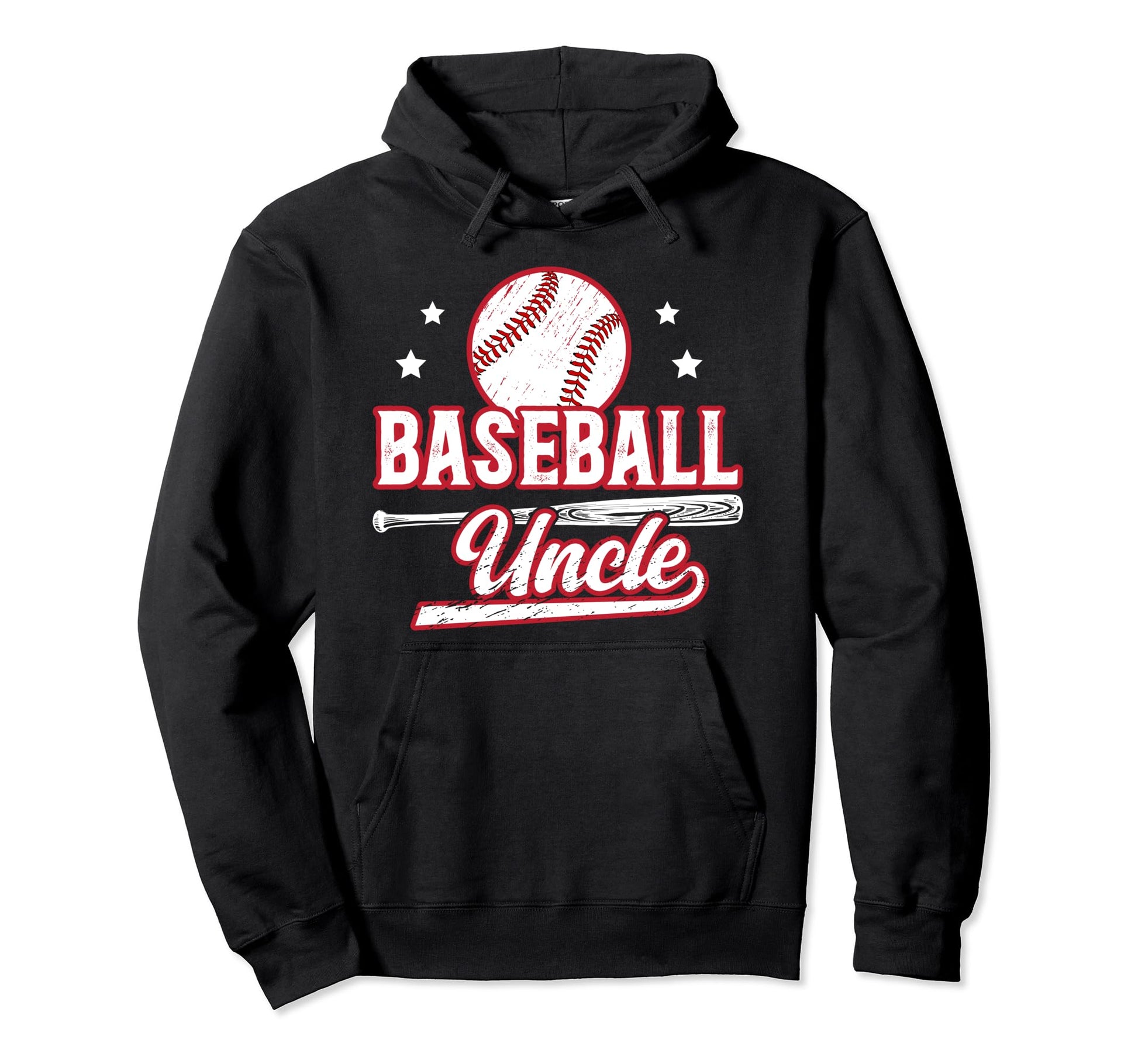 Proud Baseball Uncle Baseball Player Hoodie - Aesthetic Graphic Unisex - T-Shirt, Sweatshirt, Hoodie