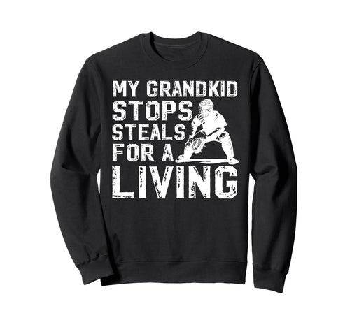 Proud Baseball Catcher Grandpa Sweatshirt - Streetwear Style for Adults - T-Shirt, Sweatshirt, Hoodie