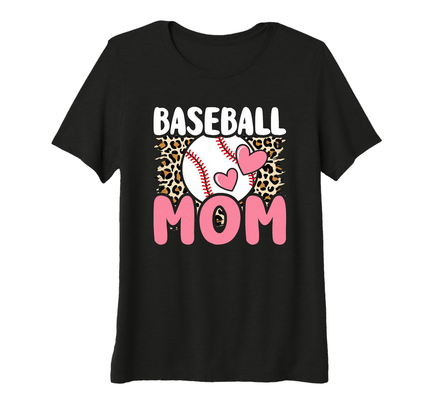 Womens Baseball Mom Baseball Tri Blend T-Shirt - Trendy Graphic Men Women - T-Shirt, Sweatshirt, Hoodie