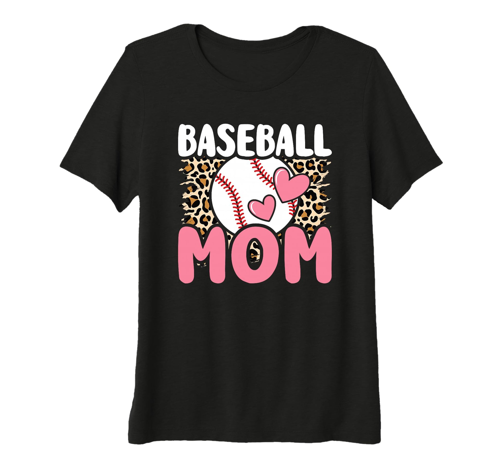 Womens Baseball Mom Baseball Tri Blend T-Shirt - Trendy Graphic Men Women - T-Shirt, Sweatshirt, Hoodie