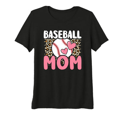 Womens Baseball Mom Baseball Tri Blend T-Shirt - Trendy Graphic Men Women - T-Shirt, Sweatshirt, Hoodie