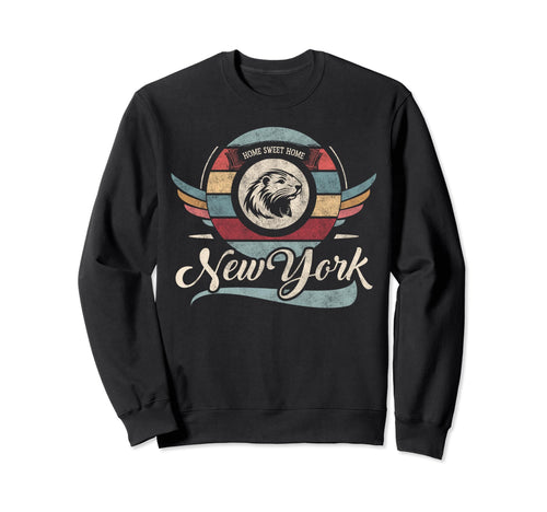 New York State Animal Beaver Sweatshirt - Minimalist Print for Adults - T-Shirt, Sweatshirt, Hoodie