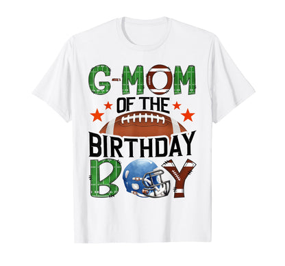 G Mom Birthday Game Day Football Lover T-Shirt - Custom Art Print Men Women - T-Shirt, Sweatshirt, Hoodie