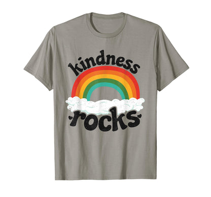 Anti Bullying Hippie Teacher Rainbow T-Shirt - Novelty Apparel Unisex - T-Shirt, Sweatshirt, Hoodie