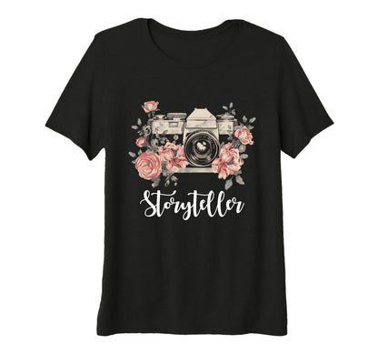 Womens Photographer Storyteller T-Shirt - Custom Art Print Men Women - T-Shirt, Sweatshirt, Hoodie