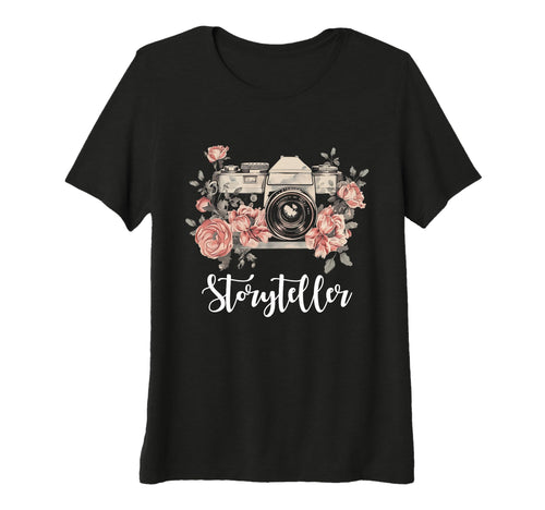 Womens Photographer Storyteller T-Shirt - Custom Art Print Men Women - T-Shirt, Sweatshirt, Hoodie