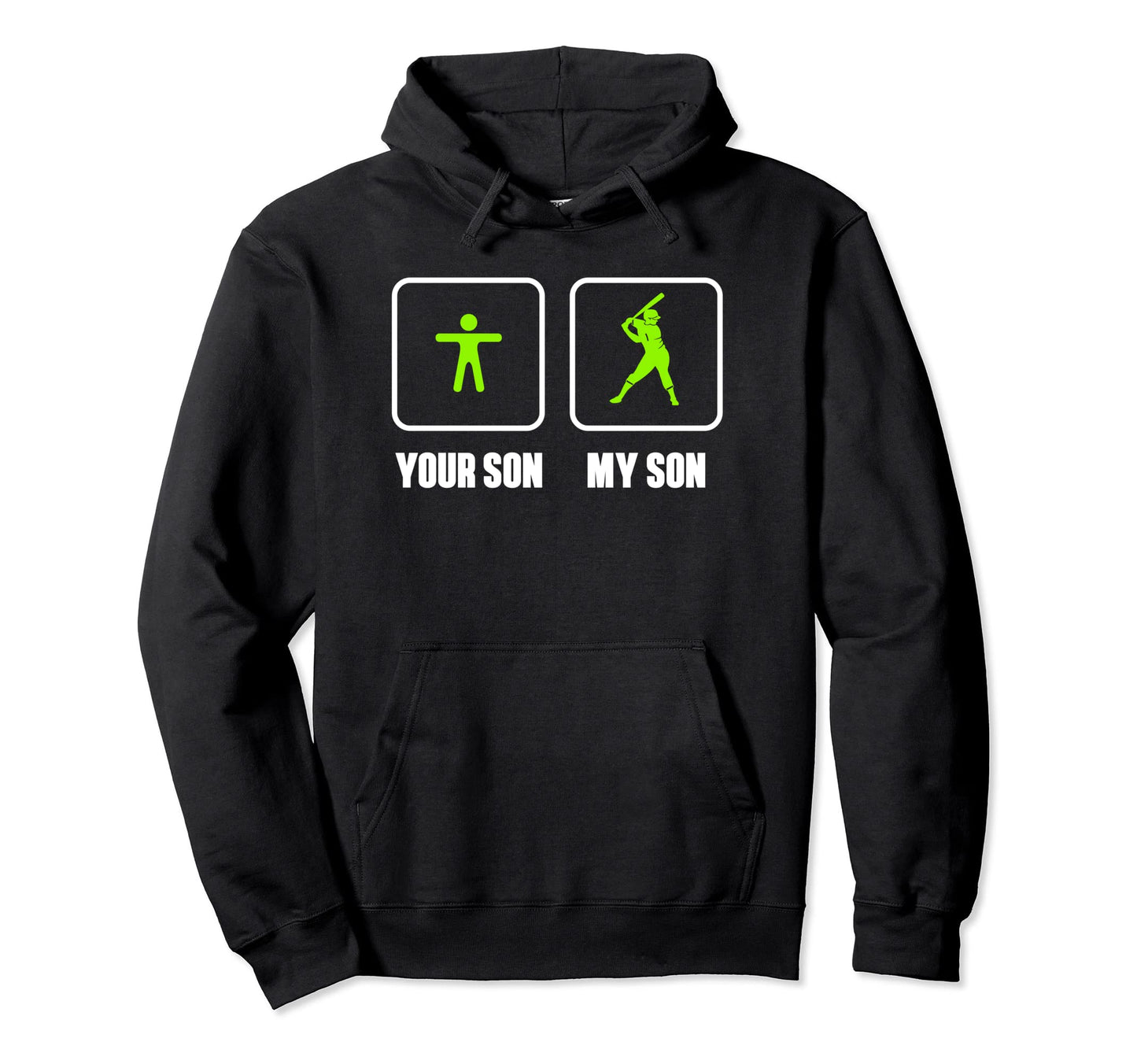 Your Son My Son Baseball Sporting Hoodie - Minimalist Print for Adults - T-Shirt, Sweatshirt, Hoodie