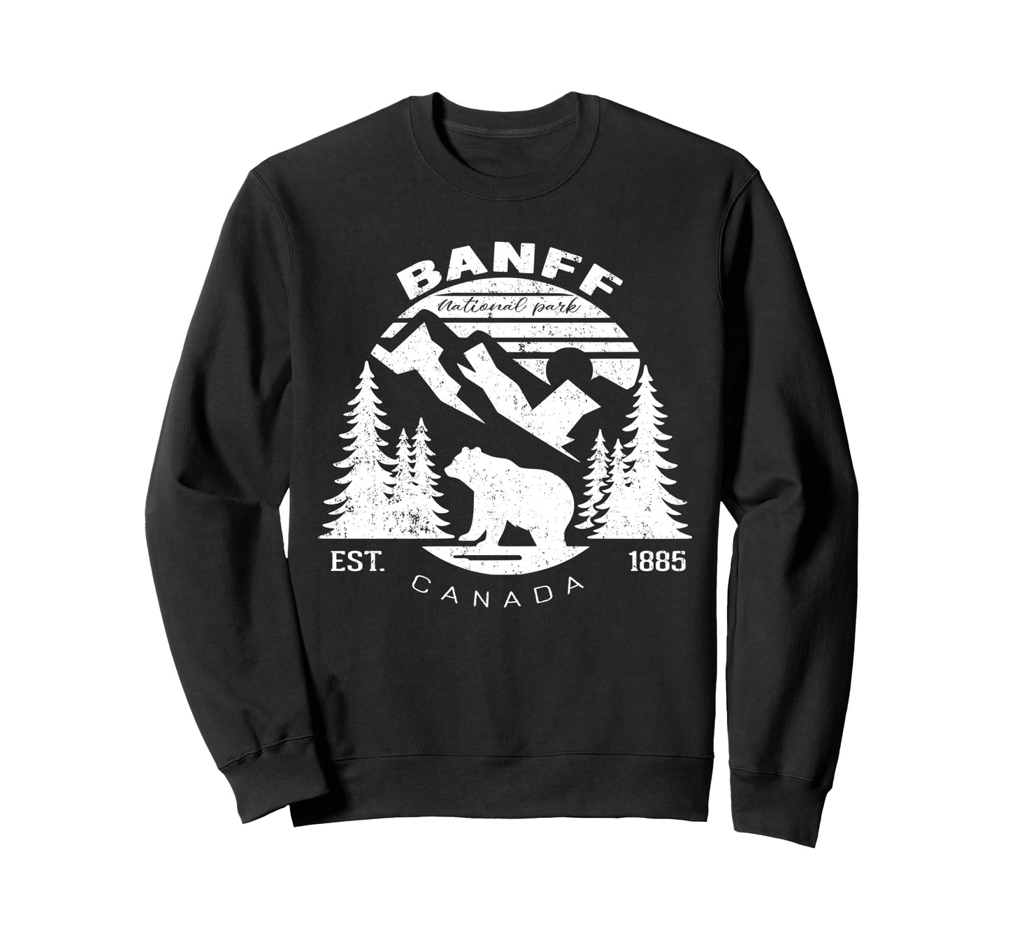 Banff National Park Canada Souvenir Sweatshirt - Aesthetic Graphic Unisex - T-Shirt, Sweatshirt, Hoodie
