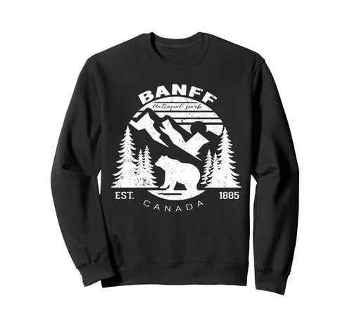 Banff National Park Canada Souvenir Sweatshirt - Aesthetic Graphic Unisex - T-Shirt, Sweatshirt, Hoodie