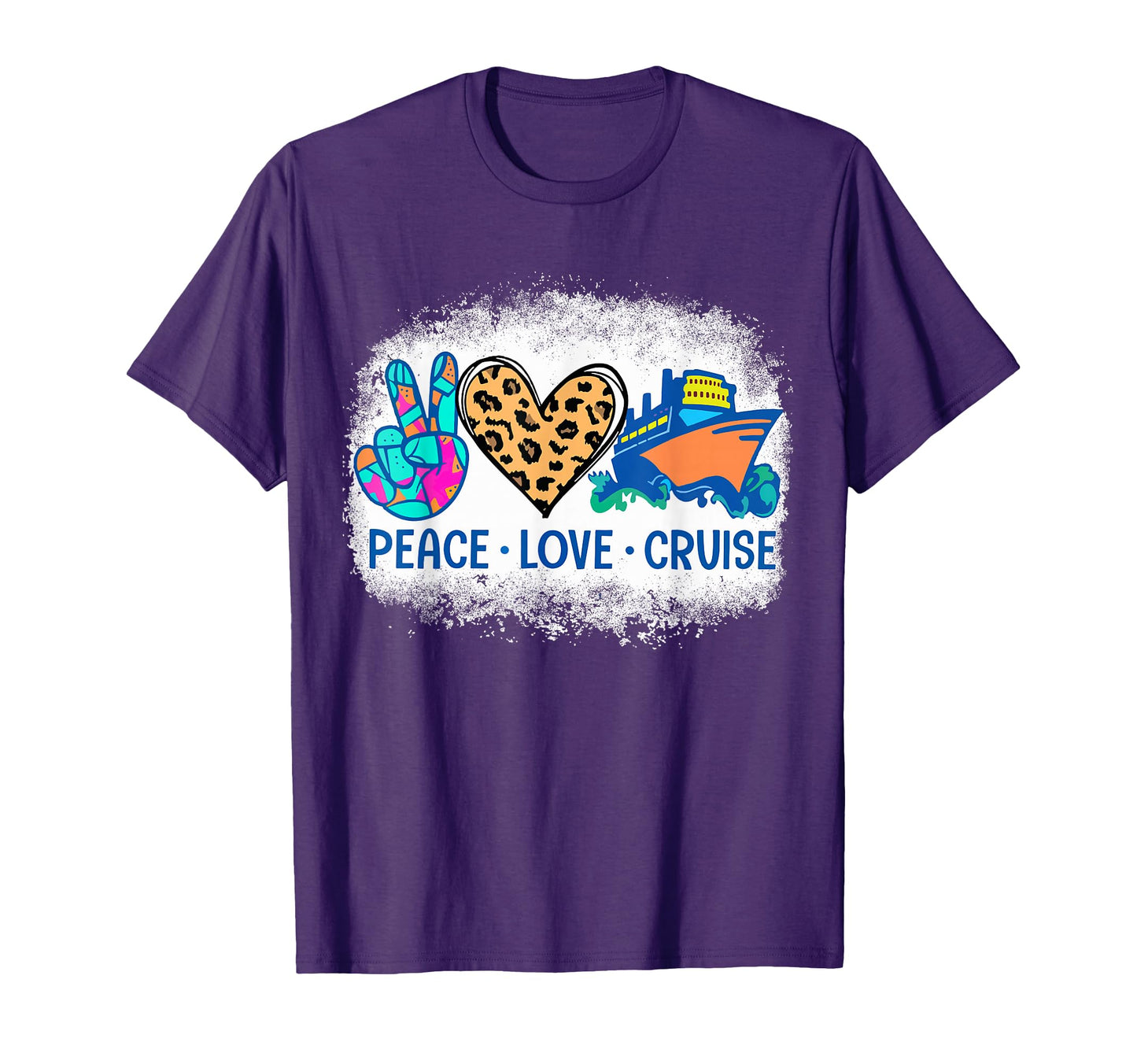 Peace Love Cruise Trip 2023 Trip Cruising T-Shirt - Graphic Print Men Women - T-Shirt, Sweatshirt, Hoodie