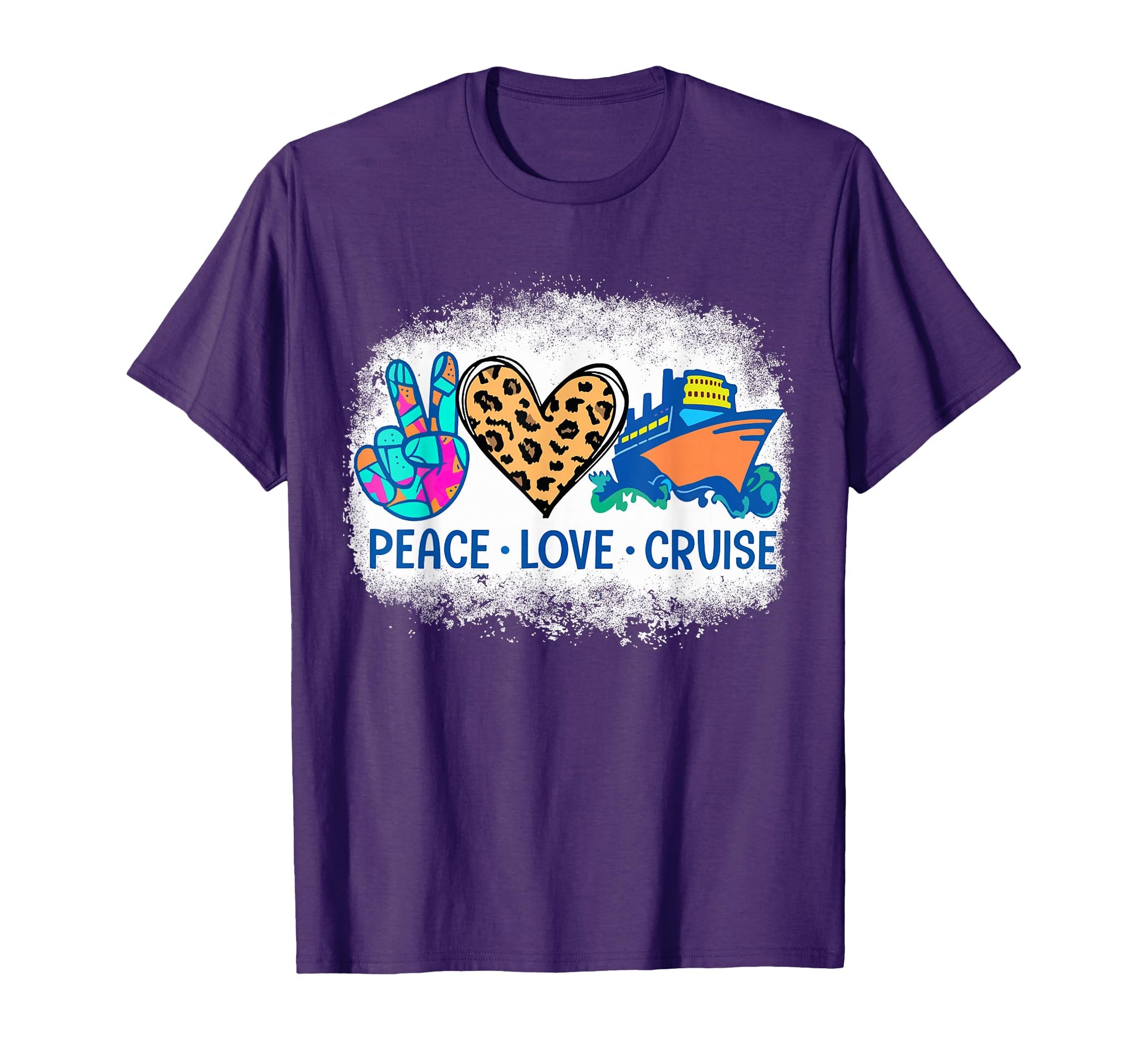 Peace Love Cruise Trip 2023 Trip Cruising T-Shirt - Graphic Print Men Women - T-Shirt, Sweatshirt, Hoodie