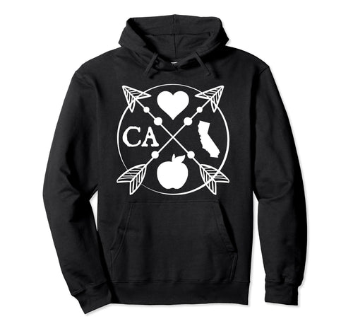 California Arrow Home State Teacher Hoodie - Novelty Apparel for Adults - T-Shirt, Sweatshirt, Hoodie