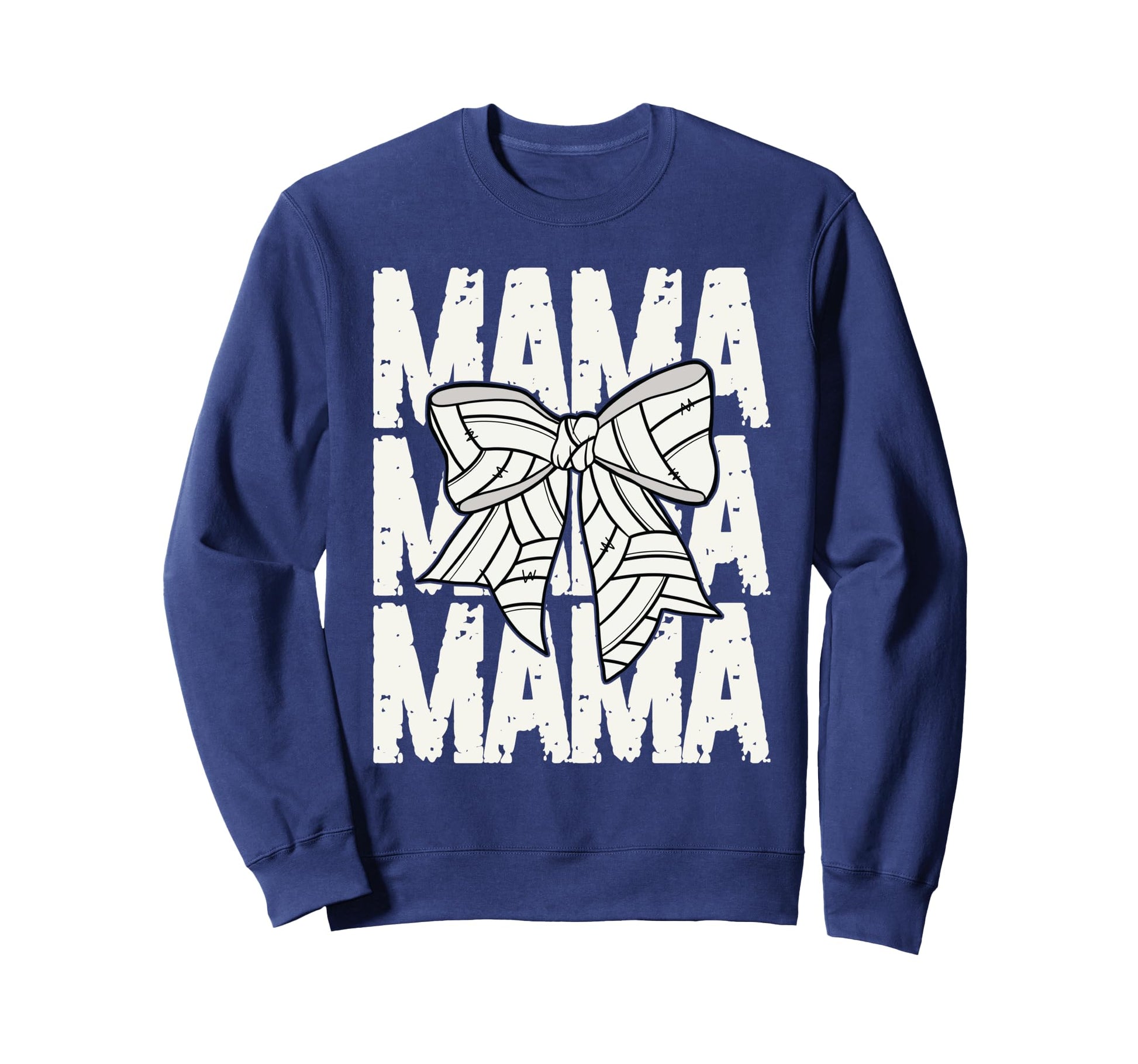 Volleyball Mama Coquette Bow Sports Sweatshirt - Minimalist Print Unisex - T-Shirt, Sweatshirt, Hoodie