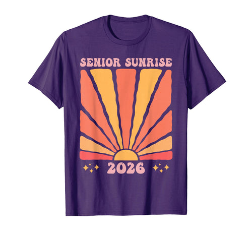 Senior Sunrise 2026 Boho Colorful High T-Shirt - Minimalist Print Unisex - T-Shirt, Sweatshirt, Hoodie