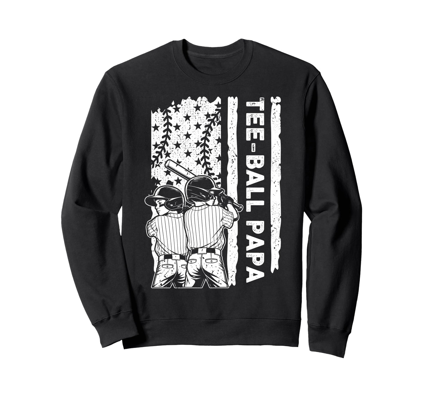 Ball Papa American Us Flag Sweatshirt - Novelty Apparel for Adults - T-Shirt, Sweatshirt, Hoodie