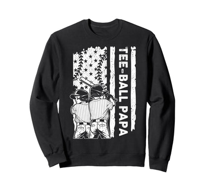 Ball Papa American Us Flag Sweatshirt - Novelty Apparel for Adults - T-Shirt, Sweatshirt, Hoodie