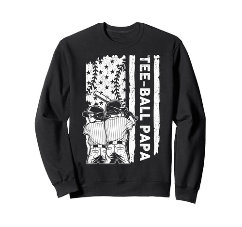 Ball Papa American Us Flag Sweatshirt - Novelty Apparel for Adults - T-Shirt, Sweatshirt, Hoodie