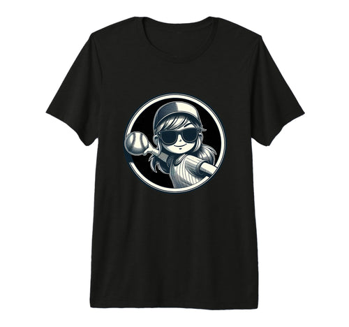 Baseball Player Sister Fan Tri Blend T-Shirt - Custom Art Print Men Women - T-Shirt, Sweatshirt, Hoodie