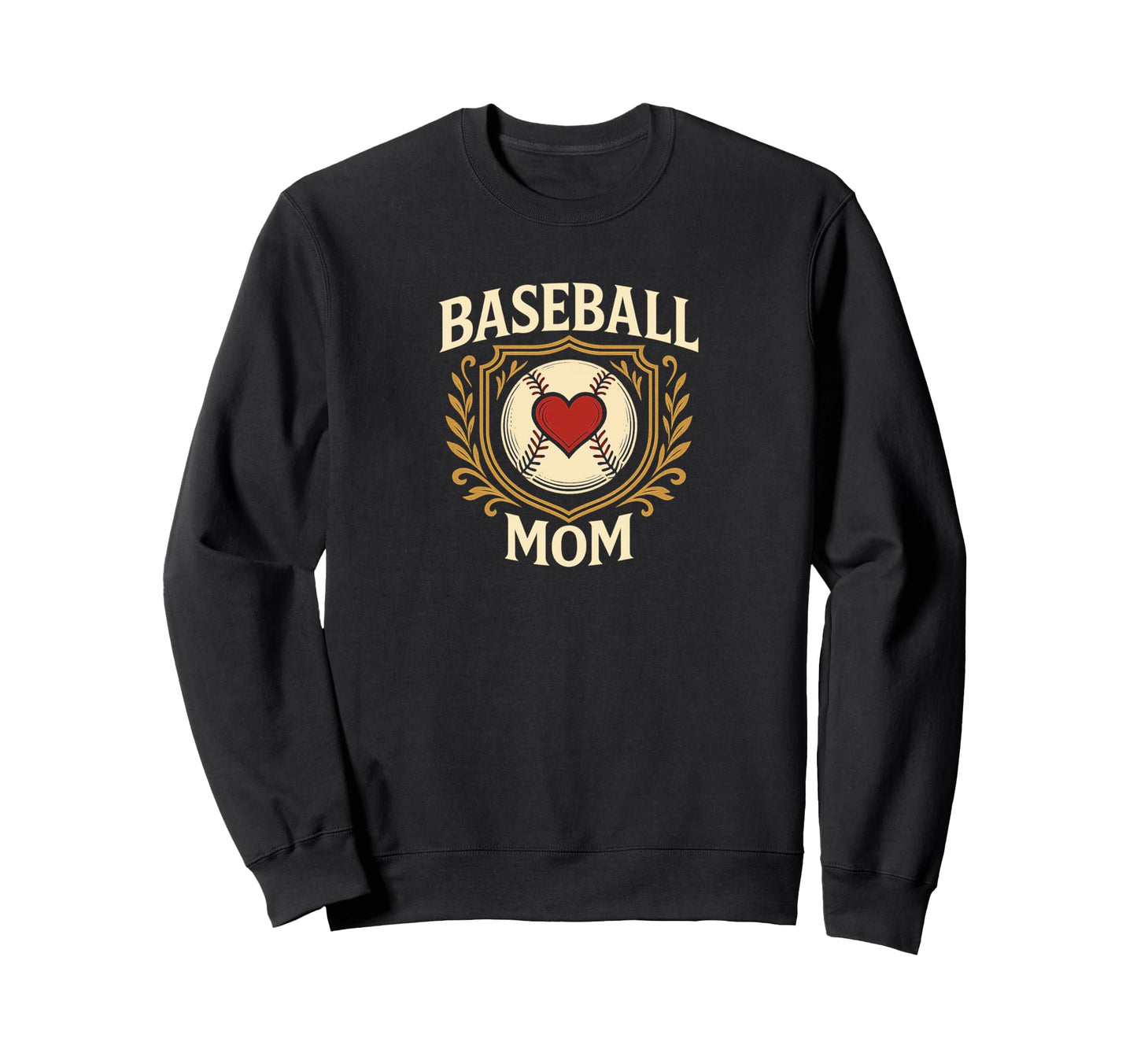 Proud Baseball Mom Sweatshirt - Unique Graphic for Adults - T-Shirt, Sweatshirt, Hoodie