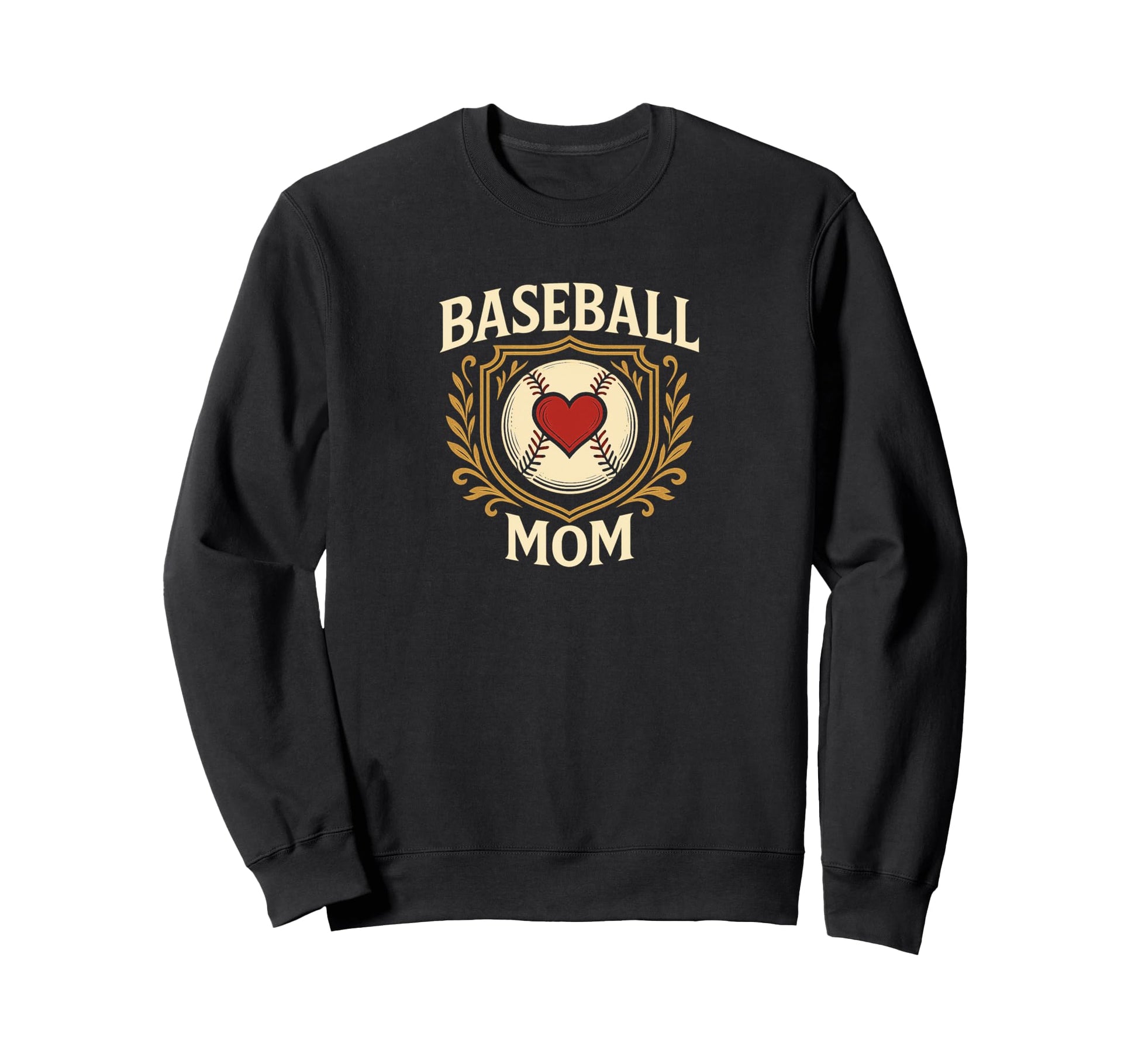 Proud Baseball Mom Sweatshirt - Unique Graphic for Adults - T-Shirt, Sweatshirt, Hoodie