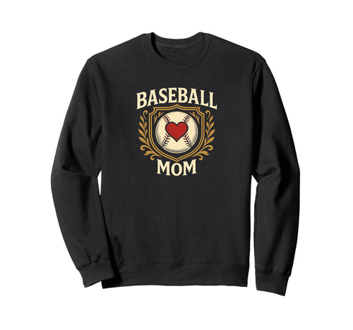 Proud Baseball Mom Sweatshirt - Unique Graphic for Adults - T-Shirt, Sweatshirt, Hoodie