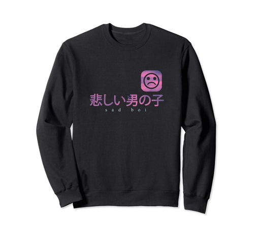 Vaporwave Edgy Aesthetic Japanese Sweatshirt - Unique Graphic for Adults - T-Shirt, Sweatshirt, Hoodie