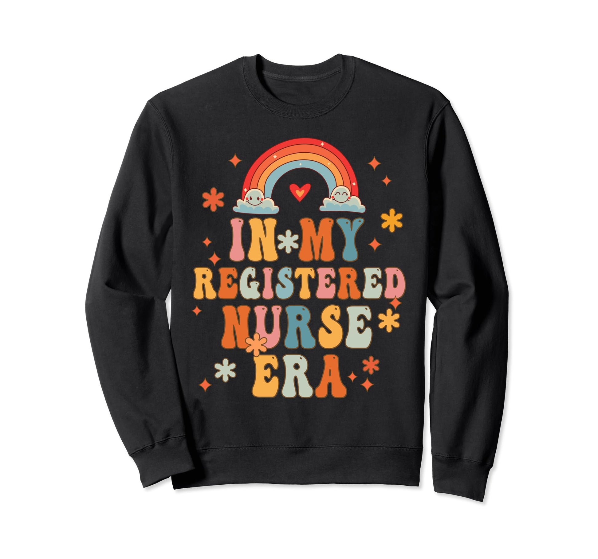 My Registered Nurse Era Boho Sweatshirt - Casual Everyday Wear Unisex - T-Shirt, Sweatshirt, Hoodie