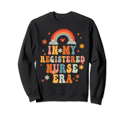 My Registered Nurse Era Boho Sweatshirt - Casual Everyday Wear Unisex - T-Shirt, Sweatshirt, Hoodie