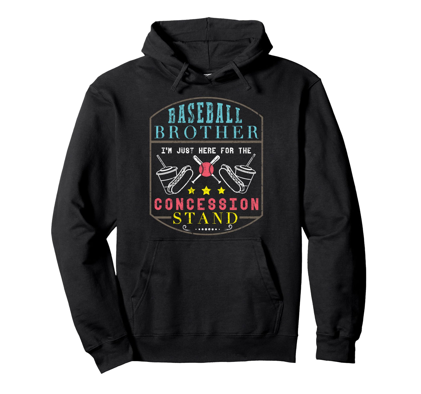 Baseball Brother Concession Stand Hoodie - Streetwear Style Men Women - T-Shirt, Sweatshirt, Hoodie